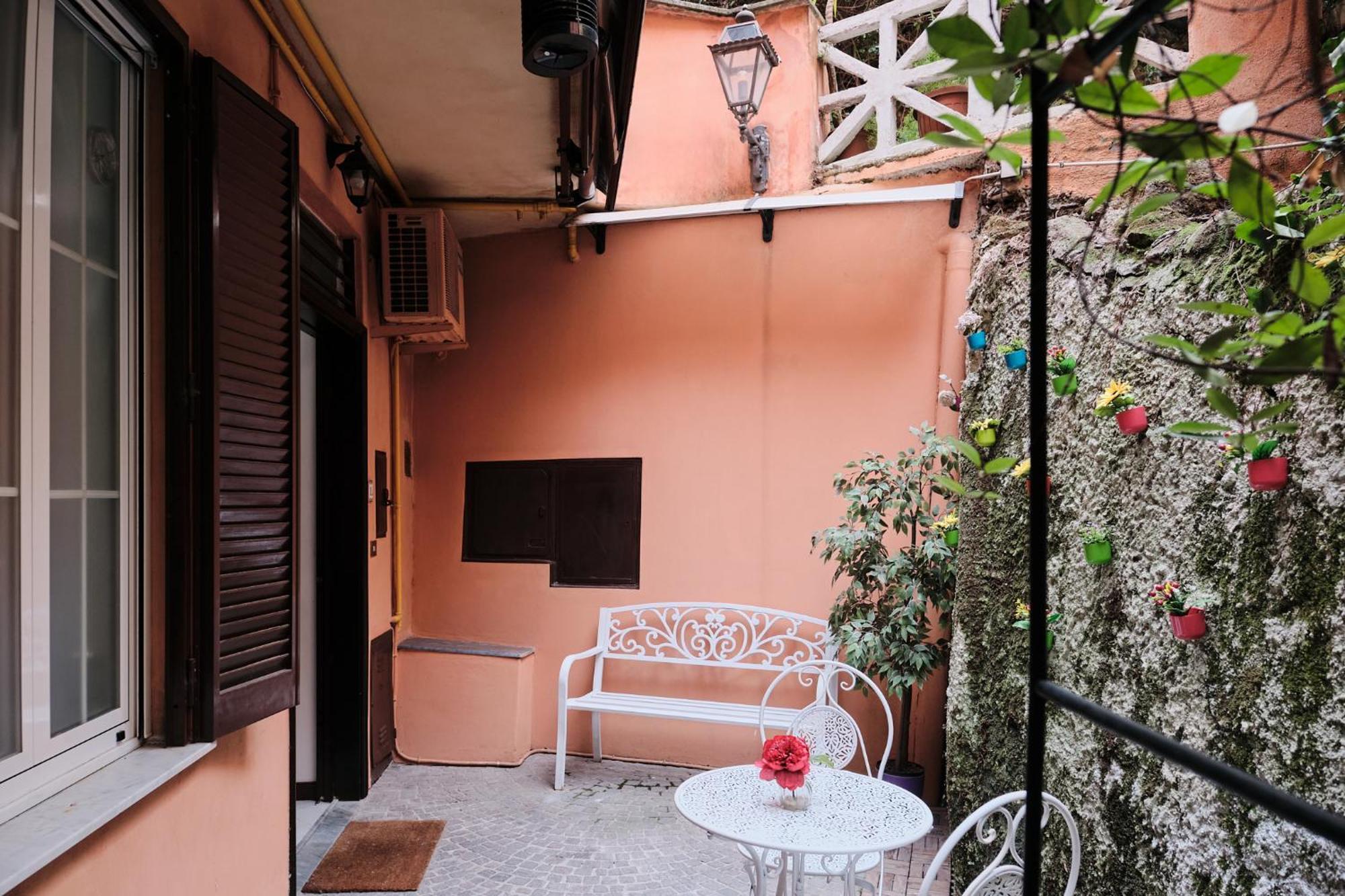 Trastevere- Flat Con Giardino, Ac, Wi-Fi & Netflix Rom Exteriör bild