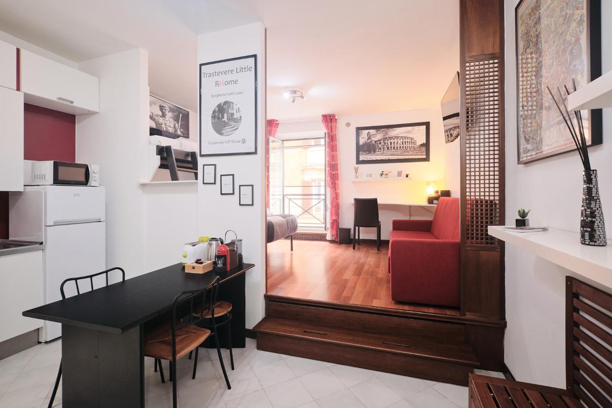 Trastevere- Flat Con Giardino, Ac, Wi-Fi & Netflix Rom Exteriör bild