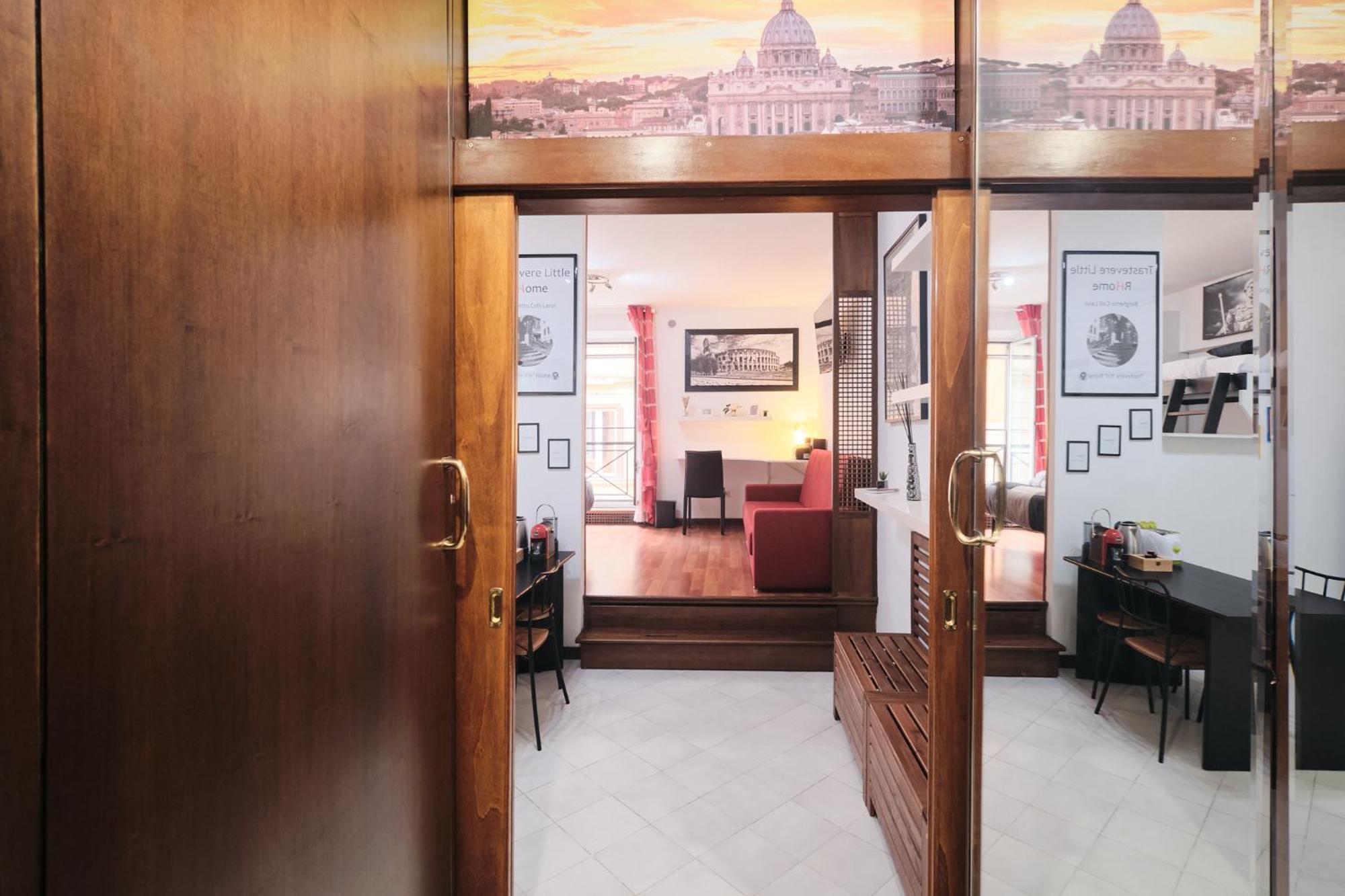Trastevere- Flat Con Giardino, Ac, Wi-Fi & Netflix Rom Exteriör bild